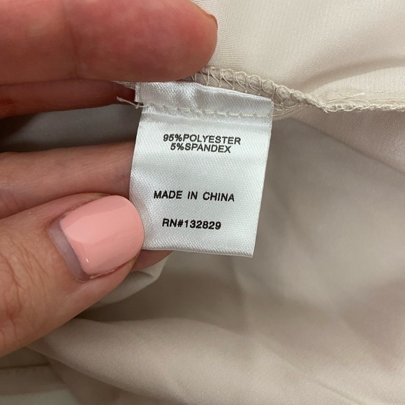 More To Come Scottie One Shoulder Top in Bone Size M - Picture 7 of 9